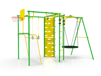 УДСК "АТЛЕТ Т-К1" с качелями "Гнездо"