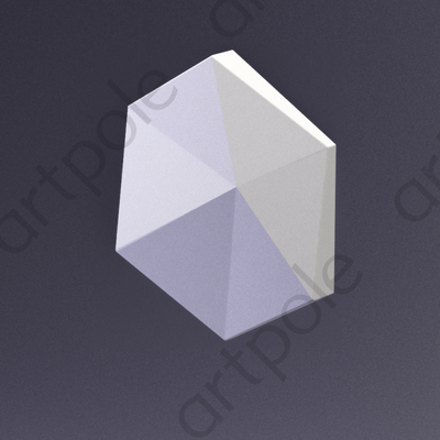 Гипсовая панель Cube-Ex2 артикул E-0014