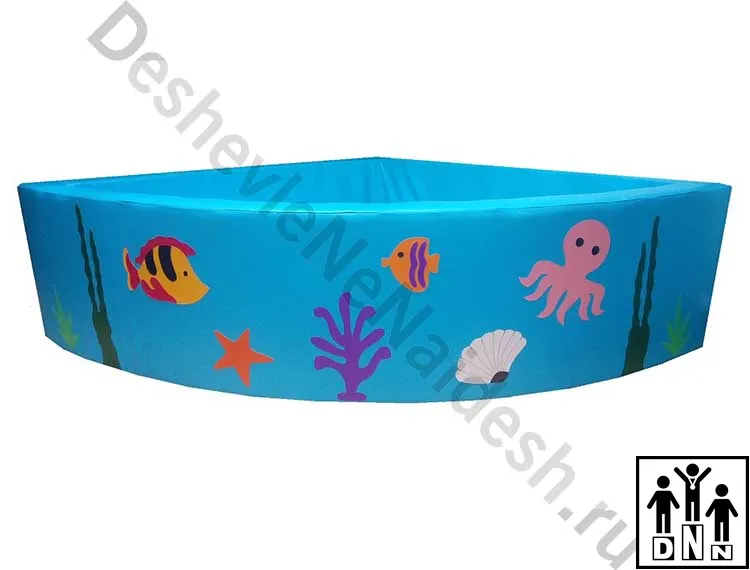 Сухой бассейн угловой Морское дно