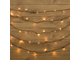Гирлянда светодиодная Твинкл Лайт 4м, темно-зелен ПВХ, 25, ТЕПЛ БЕЛ 303-016