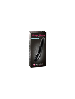 46875 Вибратор Mystim Daring Danny силиконовый с электростимуляцией, черный, 27 см