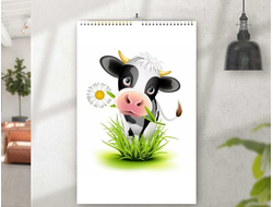 Перекидной календарь с символикой "Быка" №20