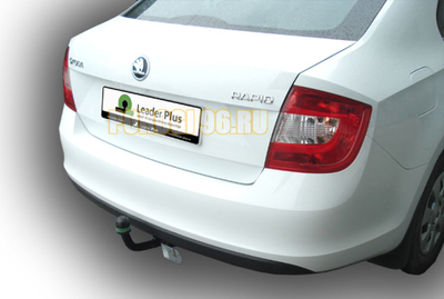 Фаркоп Лидер-Плюс на седан и лифтбек для Volkswagen Polo/Skoda Rapid 2009-2019