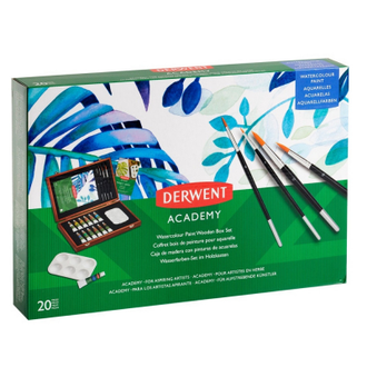 Набор для рисования акварельными красками Derwent Academy,дерев.уп, 2305673