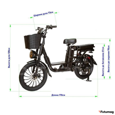 Электровелосипед IKINGI Монстр 20D