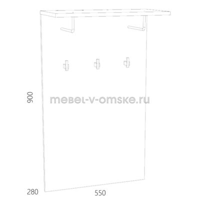 Вешалка Санти - 014.16