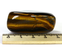 Тигровый глаз, галтовка, ЮАР (42*30*17 мм, 56 г) №12829