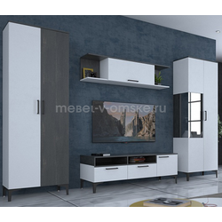 ШМ004 Гостиная "Дженифер". Размер: 2815*2150*555. ТВ-ниша: 1405