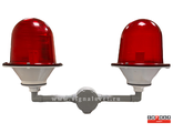 Сдвоенный 2хЗОМ 310кд, тип «А», 220V AC, IP65. Поликарбонат. Внешний вид