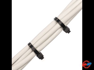 Стяжки кабельные Fortiflex NORD 4х200 черные