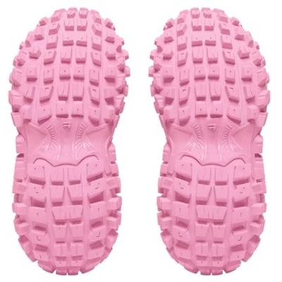 Balenciaga Defender Fashion Retro Distressed Low Dad Shoe Pink