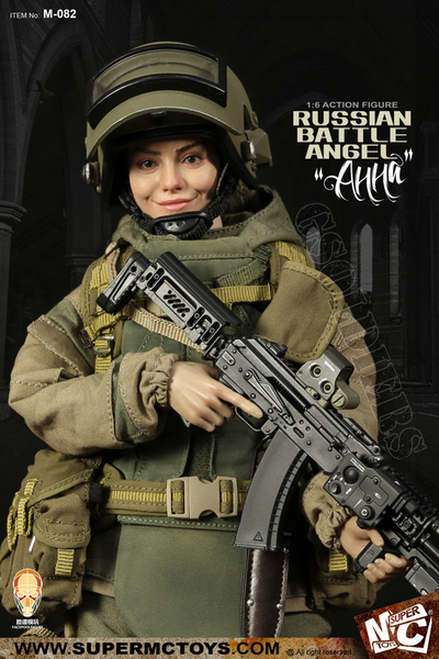 Анна (Российский спецназ) 1/6 scale Russian battle angel Anna M-082 SUPER MC TOYS X Face Pool Figure