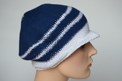 Женская вязаная летняя кепка Vizio Италия 5038