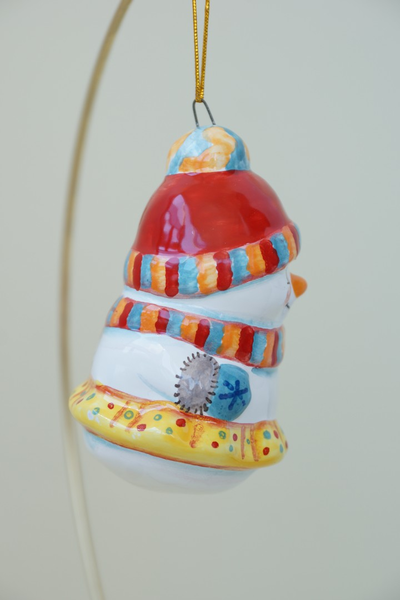 Снеговичка с птичкой - Снежная семейка