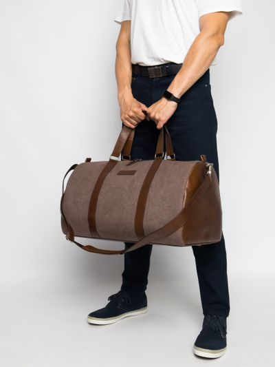 Портплед + дорожная сумка (2 в 1) Palermo Premium 
brown (арт. 4038-63)