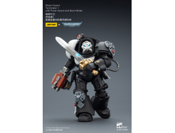 Терминатор Гвардии Ворона (Warhammer 40K) - КОЛЛЕКЦИОННАЯ ФИГУРКА 1/18 Raven Guard Terminator with Power Sword and Storm Bolter (JT03240) - JOYTOY