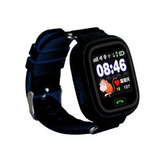 Детские часы-телефон с GPS-трекером Smart Baby Watch Q90 Черные