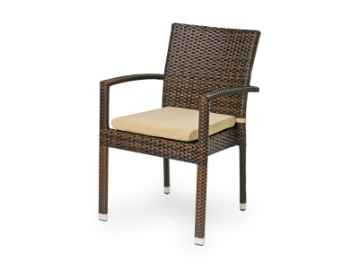 Плетеный стул MILANO коричневый