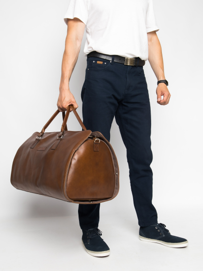 Портплед + дорожная сумка (2 в 1) Palermo Premium 
brown (арт. 4038-63)