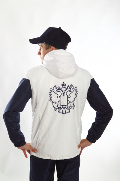 APIKA Жилет с капюшоном с вышивкой символики каратэ