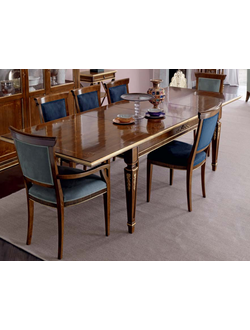 СТОЛ ОБЕДЕННЫЙ РАСКЛАДНОЙ (L180/270*P100*H79) ART.22.56 GOLD TOSATO