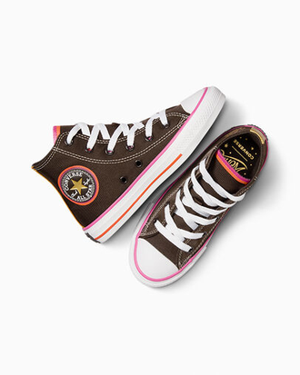 Converse x Wonka Chuck Taylor коричневые