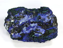 Азурит, Малахит, Азуромалахит, коллекционный образец, Россия (75*55*48 мм, 237 г) №20383