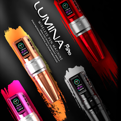 Беспроводная тату машинка EZ P3 Pro Lumina 6 Strokes Purple