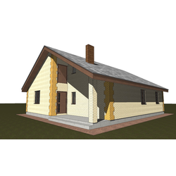 Двухэтажный дом с четырьмя спальнями 121.38 м² (S26)
