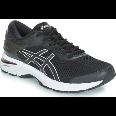 Asics Gel-Kayano 25 Черные с белым