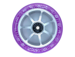 Колесо д/сам. Комета Старт Фиолетовый с блёстками / Серый