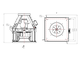 Вентилятор крышный ВКР №3,15  0,37кВт/1500 об/мин