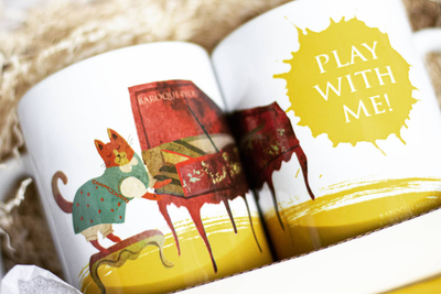 Кружка с барочными котами