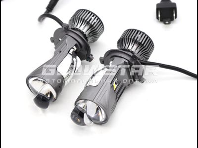 Мини-линзы H4 MINI M01K, 55W, 12V (комплект, 2шт)