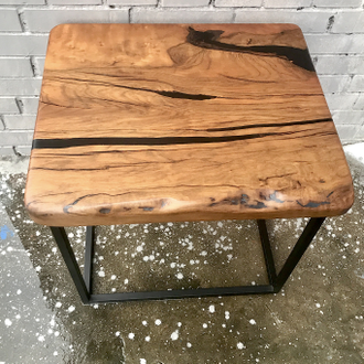 столик журнальный, столик прикроватный, маленький стол, столик кофейный, стол из дерева, слэб, спил