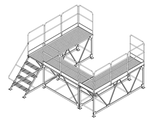 Площадка для осмотра автотранспорта Н-1,1 (4000х3000)