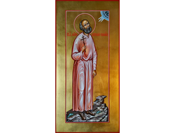 Матфей (Матвей) Соловьев, Святой мученик. Рукописная мерная икона.
