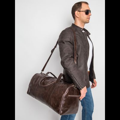 Кожаный портплед / дорожная сумка Torino Premium 
brown (арт. 4037-52)