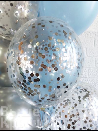 Сет "Нежно голубой" (21 шарик)