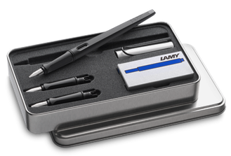 Lamy joy (набор для каллиграфии, черно-серебристый)