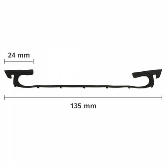 Напольное уплотнение для гаражных ворот Hormann