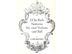 Bach, Johann Christian Notturno für 2 Violinen und Bc