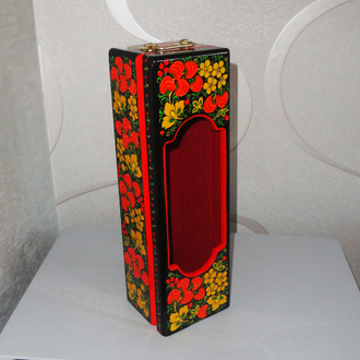 Футляр для вина Хохлома