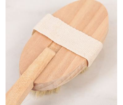 Щетка банная на ручке, натуральная щетина