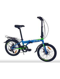 Велосипед Stels Pilot 630 MD 20 V010 2020 синий/зеленый