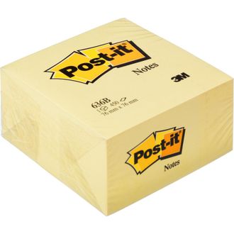 Блок-кубик Post-it 636-В, 76х76, желтый (450 л)