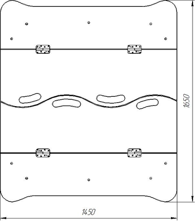 Песочница с крышкой для детской площадки Romana 057.36.00
