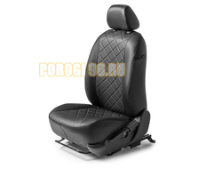 Авточехлы задняя спинка 40/60, рисунок Ромб для Volkswagen Polo V Sd 2009-2015 2015-