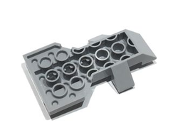 Vehicle, Base 4 x 7 x 1 Triple Inverted Slope with Wedge Plate and 3 Axle Holes, Light Bluish Gray (3536 6452334)