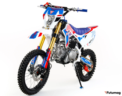 Бензиновый питбайк MOTAX MX 140 (17/14) синий
